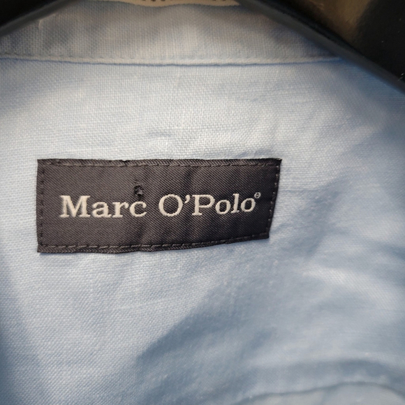 Marc O'Polo Short Sleeves Linen Shirt Men's Size Medium Excellent Condition - Picture 7 of 7